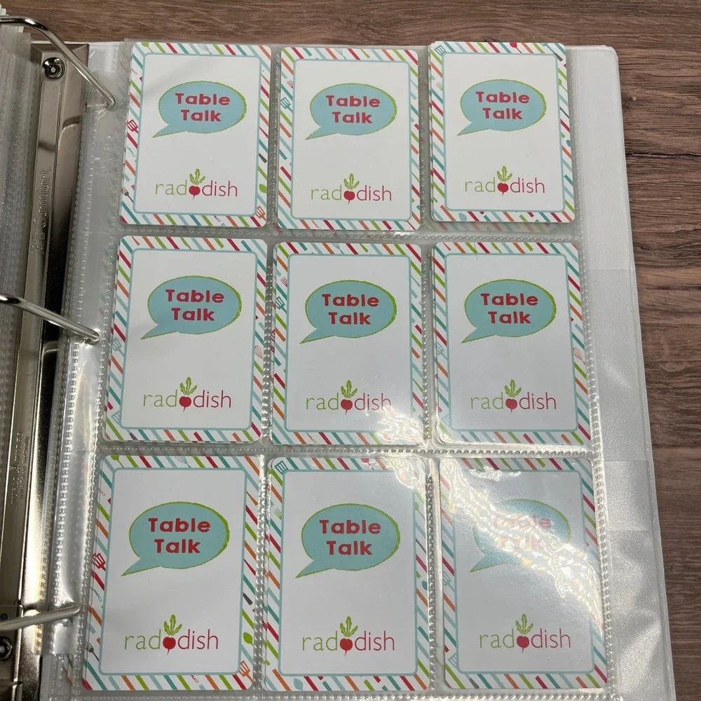 Raddish Kids Cooking Recipe Cards 120pc Set Kids Multi Activity Skills Binder